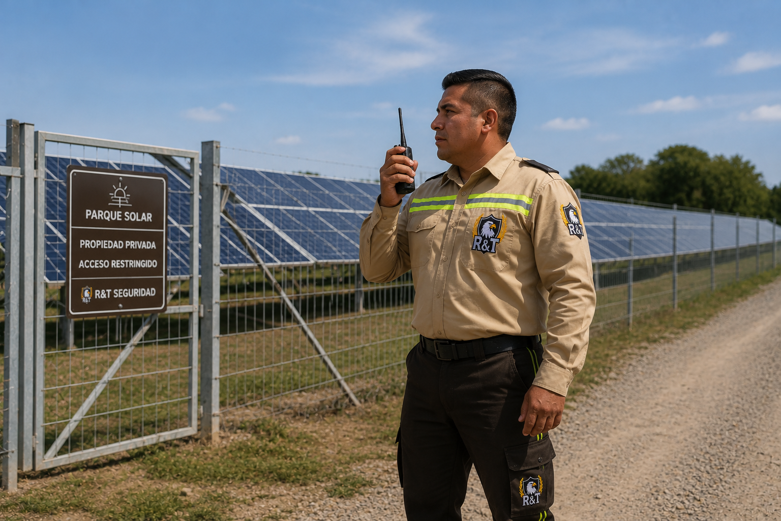 r&t seguridad parques solares
