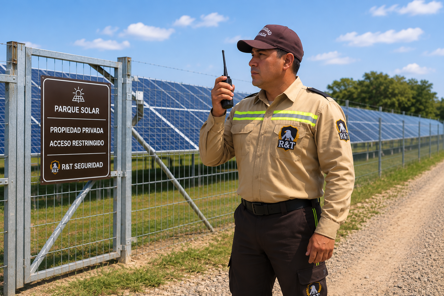 r&t seguriadad parques solares
